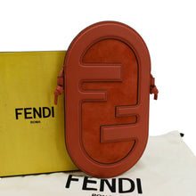 Load image into Gallery viewer, FENDI O&#39;Lock Mini Vitello Grace Camoscio Leather Camera Bag Orange
