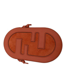 Load image into Gallery viewer, FENDI O&#39;Lock Mini Vitello Grace Camoscio Leather Camera Bag Orange
