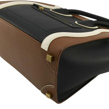 Load image into Gallery viewer, CELINE Luggage Smooth Leather Shoulder Bag Tricolor
