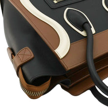 Load image into Gallery viewer, CELINE Luggage Smooth Leather Shoulder Bag Tricolor
