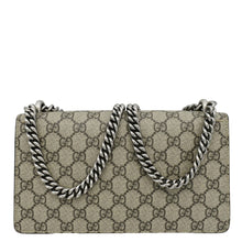 Load image into Gallery viewer, GUCCI Dionysus Small GG Supreme Shoulder Bag Beige back look
