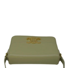 Load image into Gallery viewer, CELINE Teen Triomphe Leather Shoulder Bag Almond Green
