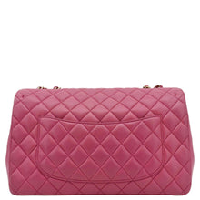 Load image into Gallery viewer, CHANEL Mademoiselle Chic Flap Leather Shoulder Bag Pink back look
