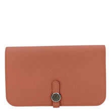 Load image into Gallery viewer, HERMES Dogon Duo Togo Leather Wallet Pink
