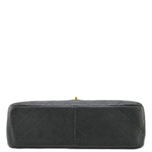 Load image into Gallery viewer, CHANEL Classic Jumbo Double Flap Quilted Caviar Leather Shoulder Bag Black
