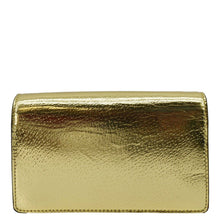 Load image into Gallery viewer, GUCCI Dionysus Super Mini Metallic Leather Crossbody Bag Gold 476432
