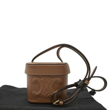 Load image into Gallery viewer, CELINE Small Box Cuir Triomphe Leather Crossbody Bag Tan
