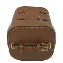 Load image into Gallery viewer, CELINE Small Box Cuir Triomphe Leather Crossbody Bag Tan
