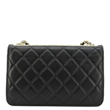 Load image into Gallery viewer, CHANEL Trendy CC Lambskin Leather Wallet On Chain Crossbody Bag Black
