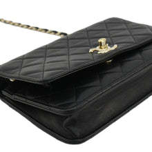 Load image into Gallery viewer, CHANEL Trendy CC Lambskin Leather Wallet On Chain Crossbody Bag Black
