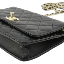 Load image into Gallery viewer, CHANEL Trendy CC Lambskin Leather Wallet On Chain Crossbody Bag Black
