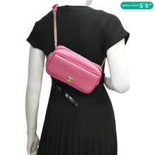 Load image into Gallery viewer, CHANEL Casual Trip Leather Waist Bag Pink dummy look
