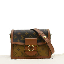 Load image into Gallery viewer, LOUIS VUITTON Dauphine Mini Monogram Reverse Canvas Shoulder Bag Brown
