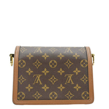 Load image into Gallery viewer, LOUIS VUITTON Dauphine Mini Monogram Reverse Canvas Shoulder Bag Brown
