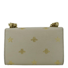 Load image into Gallery viewer, GUCCI Padlock Bee Leather Shoulder Bag Ivory 432182
