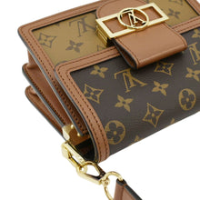 Load image into Gallery viewer, LOUIS VUITTON Dauphine Mini Monogram Reverse Canvas Shoulder Bag Brown
