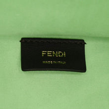 Load image into Gallery viewer, FENDI Sunshine Medium Embossed Leather Shopper Tote Bag Green
