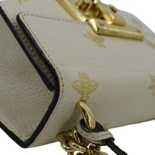 Load image into Gallery viewer, GUCCI Padlock Bee Leather Shoulder Bag Ivory 432182
