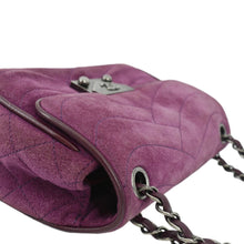 Load image into Gallery viewer, CHANEL Pagoda Flap Suede Leather Shoulder Bag Purple
