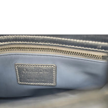 Load image into Gallery viewer, CHRISTIAN DIOR Lady Dior Lambskin Leather Shoulder Bag Metallic Silver
