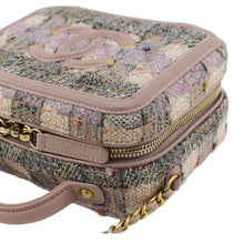 Load image into Gallery viewer, Chanel Filigree CC Small Vanity Case Tweed Shoulder Bag Pink
