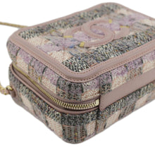 Load image into Gallery viewer, Chanel Filigree CC Small Vanity Case Tweed Shoulder Bag Pink
