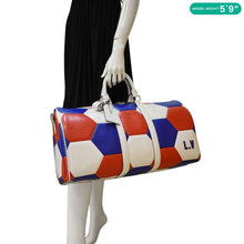 Load image into Gallery viewer, LOUIS VUITTON Keepall 50 FIFA Cup Bandouliere Leather Travel Bag Multicolor
