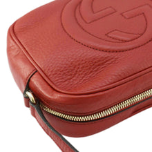 Load image into Gallery viewer, GUCCI Soho Disco Camera Leather Crossbody Bag Red 308364
