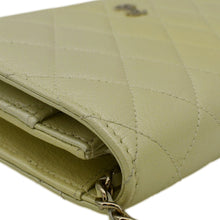 Load image into Gallery viewer, CHANEL WOC Quilted Leather Crossbody Bag Light Green
