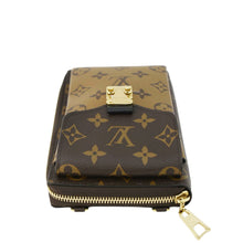 Load image into Gallery viewer, LOUIS VUITTON Metis Reverse Monogram Canvas Vertical Zippy Chain Wallet Brown
