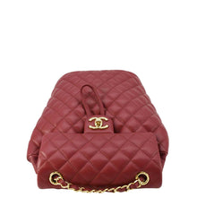 Load image into Gallery viewer, CHANEL Urban Spirit Quilted Leather Backpack Bag Red
