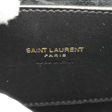 Load image into Gallery viewer, YVES SAINT LAURENT Kaia Small  Embossed Leather Satchel Bag Black
