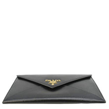 Load image into Gallery viewer, PRADA  Envelope Vitello Leather Wallet Black
