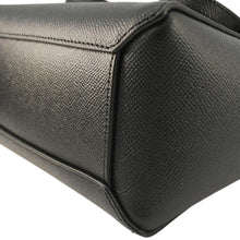 Load image into Gallery viewer, CELINE Nano Belt Grained Leather Shoulder Bag Black
