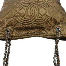 Load image into Gallery viewer, CHANEL Shopping in Moscow Quilted Calfskin Leather Tote Bag Bronze
