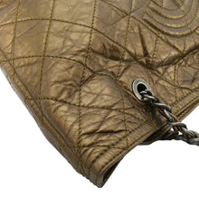 Load image into Gallery viewer, CHANEL Shopping in Moscow Quilted Calfskin Leather Tote Bag Bronze
