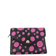 Load image into Gallery viewer, LOUIS VUITTON LV X YK Victorine Polka Dot Monogram Empreinte Leather Wallet Fuchsia
