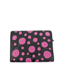 Load image into Gallery viewer, LOUIS VUITTON LV X YK Victorine Polka Dot Monogram Empreinte Leather Wallet Fuchsia
