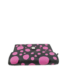 Load image into Gallery viewer, LOUIS VUITTON LV X YK Victorine Polka Dot Monogram Empreinte Leather Wallet Fuchsia
