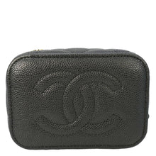 Load image into Gallery viewer, CHANEL Coco Casino Mini Quilted Caviar Leather Vanity Case Black
