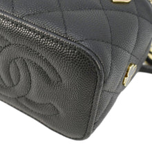 Load image into Gallery viewer, CHANEL Coco Casino Mini Quilted Caviar Leather Vanity Case Black
