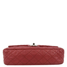 Load image into Gallery viewer, CHANEL Classic Medium Double Flap Quilted Caviar Leather Shoulder Bag Red
