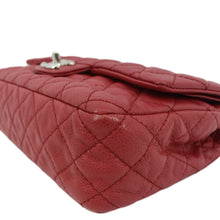 Load image into Gallery viewer, CHANEL Classic Medium Double Flap Quilted Caviar Leather Shoulder Bag Red
