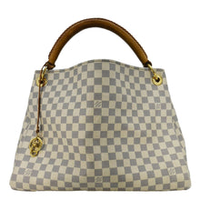 Load image into Gallery viewer, LOUIS VUITTON Artsy MM Damier Azur Hobo Bag White
