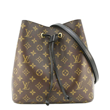 Load image into Gallery viewer, LOUIS VUITTON Neonoe MM Monogram Canvas Shoulder Bag Black
