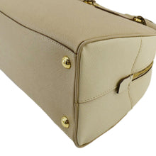 Load image into Gallery viewer, PRADA Bowling Medium Saffiano Leather Satchel Bag Cream
