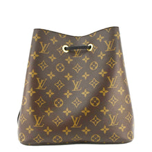 Load image into Gallery viewer, LOUIS VUITTON Neonoe MM Monogram Canvas Shoulder Bag Black
