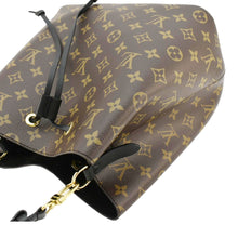 Load image into Gallery viewer, LOUIS VUITTON Neonoe MM Monogram Canvas Shoulder Bag Black
