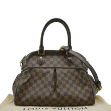 Load image into Gallery viewer, LOUIS VUITTON Trevi PM Damier Ebene Satchel Shoulder Bag Brown
