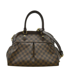 Load image into Gallery viewer, LOUIS VUITTON Trevi PM Damier Ebene Satchel Shoulder Bag Brown
